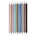 Rico Design Grosgrain Ribbon Bracelets - Earth, Set of 10