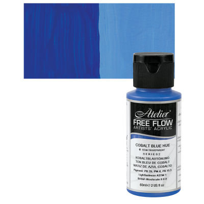 Chroma Atelier Free Flow Acrylic - Cobalt Blue Hue, 2oz bottle