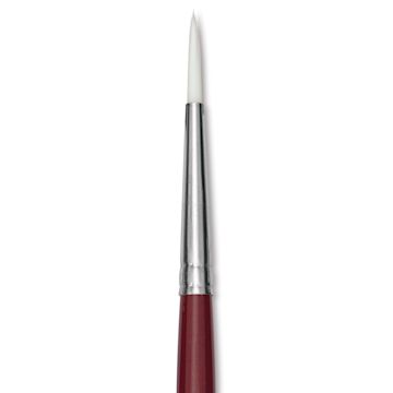 Open in modal - Dynasty Fine White Synthetic Brush - Round, Refill Brush, Size 4 close-up