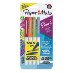Paper Mate Flair Bold Pens - Set of 4