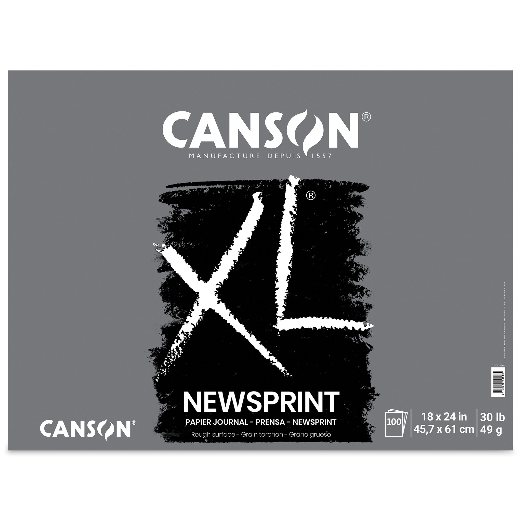 Canson Inc Canson 18 x 24 in. Biggie Tape Binding Junior Newsprint