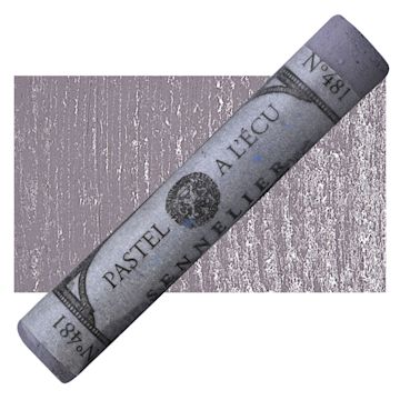 Open in modal - Sennelier Soft Pastel - Purplish Blue Grey pastel and swatch