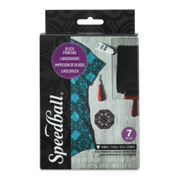 Speedball Fabric Block Printing Starter Kit (Front of package)