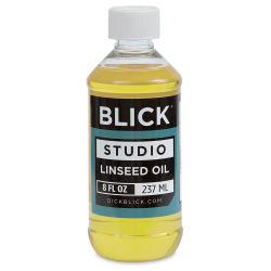 Blick Studio Linseed Oil - 8 oz. bottle shown
