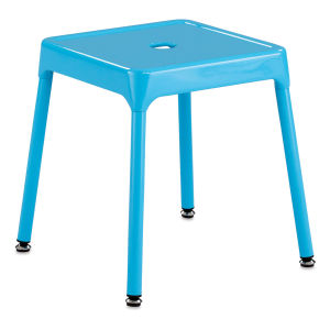 Safco Steel Guest Stool - Baby Blue
