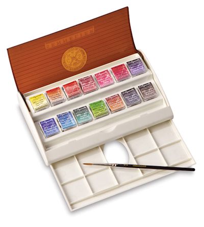 Sennelier French Artists' Watercolor Set - Travel, Set of 14 colors ...