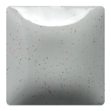 Mayco Speckled Stroke & Coat Glaze - Tile glazed in Speckled Silver Lining
