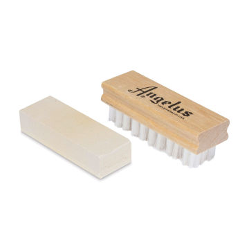 Angelus Suede and Nubuck Cleaning Kit (Cleaning block and nylon brush, Out of packaging)
