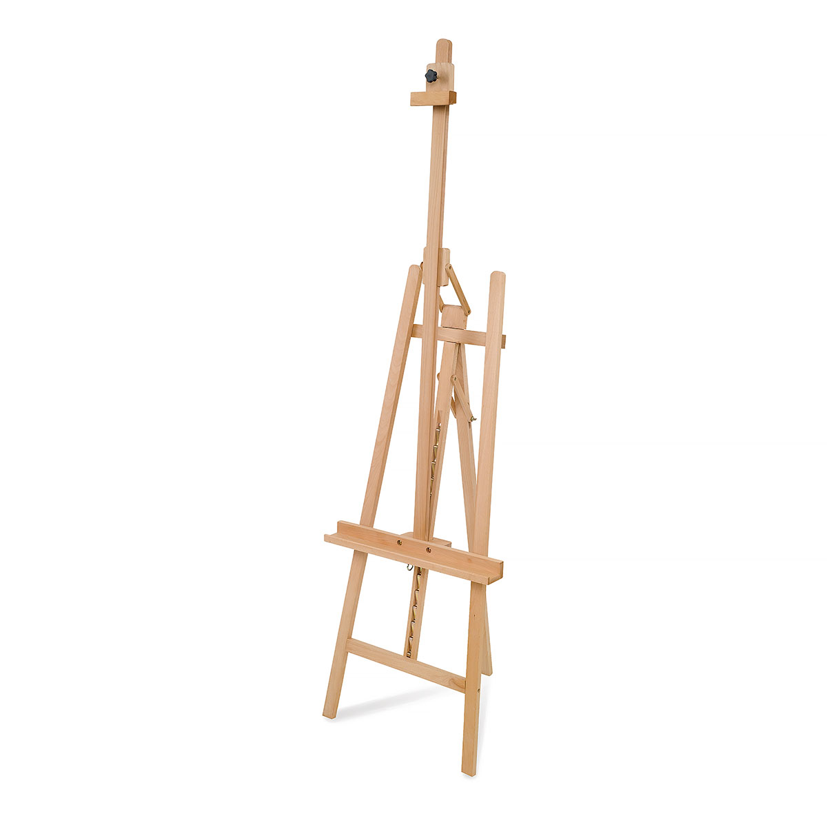 Easel With Canvas Sets, Tall Beechwood Tabletop Painting Easel And