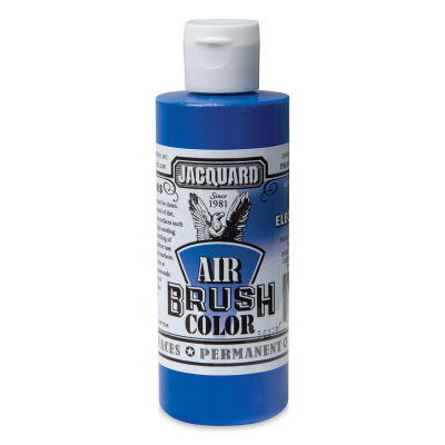 Jacquard Airbrush Paint - 4 oz, Iridescent Electric Blue