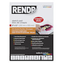 Crescent Rendr Tape Bound Sketch Pad - 9" x 12", 110 lb, 30 Sheets