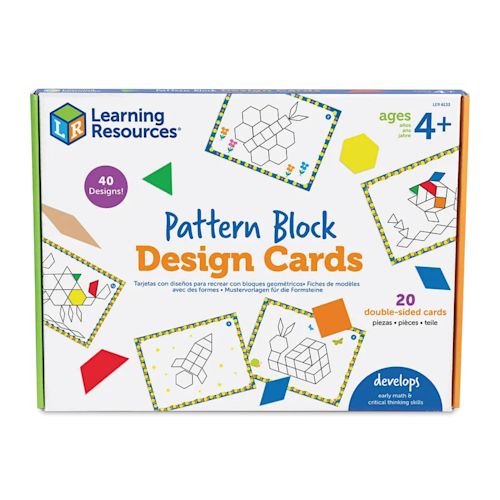 Learning Resources Pattern Block - Design Cards | BLICK Art Materials