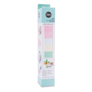 Open in modal - Sizzix Sculpting Foam - front of Bouquet package, showing colors and finished art