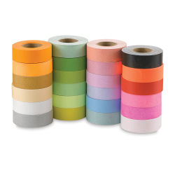 Col-R-Tone System Masking Tape - Assorted rolls of tape shown in four stacks