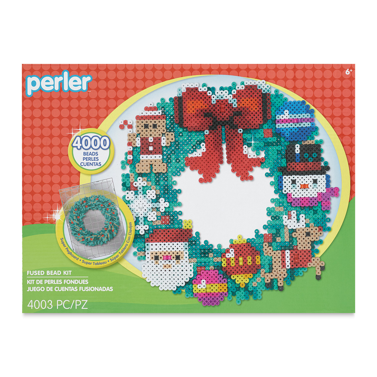 Perler Fused Bead Kit -Snowflake Wreath