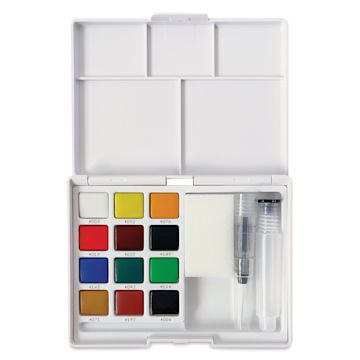 Open in modal - Sakura Koi Watercolor Half Pan - Set of 12 Sketch Box, Assorted Colors