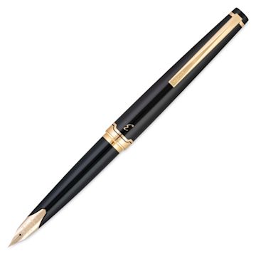 Open in modal - Pilot E59S Fountain Pen - Black, cap removed (image may show a different size nib)