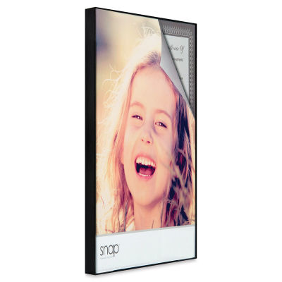 Nielsen Bainbridge Snap Front Loading Frames - Angled view of  5" x 7" frame