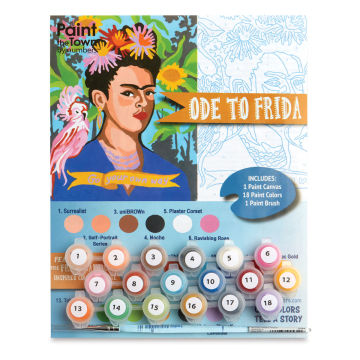 Paint The Town By Numbers Ode To Frida Kit