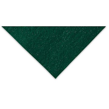 Open in modal - Kunin Glitter Felt - Closeup of corner of Kelly Green Felt