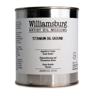 Williamsburg Artist Oil Medium - 16 oz, Titanium Oil