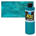 Chroma Glitter Tempera Paint - Turquoise Glitter, 16 oz