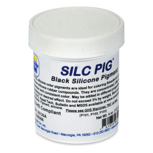 Smooth-On Silc Pig Silicone Color Pigment - Black, 4 oz