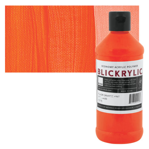 Blickrylic Student Acrylics - Metallic Colors, Set of 6, 2 oz Bottles