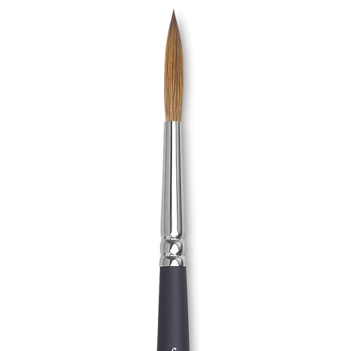 Winsor & Newton Artists' Watercolor Brush - Rigger, Short Handle, Size 6