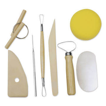 Art Alternatives Pottery Tool Kit - Set of 8