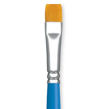 Open in modal - Princeton Select Synthetic Brush - Chisel Blender, Short Handle, Size 12 close up