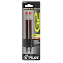 Pilot G2 Gel Pen Refill - 0.7 mm, Red, Fine, Pkg of 2
