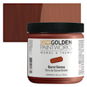 Golden Paintworks Mural and Theme Acrylic Paint - Burnt Sienna, 16 oz, Jar
