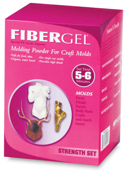 ArtMolds FiberGel - Angled view of front of 1 lb package
