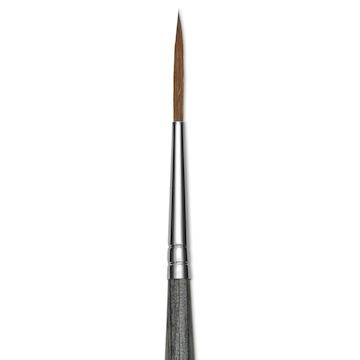 Open in modal - Da Vinci Colineo Synthetic Kolinsky Sable Brush - Rigger, Size 4, Long Handle, close-up