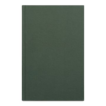 Open in modal - Gry Mattr Essential Linen Dotted Notebook - 5-3/4" x 8-1/2", Forest