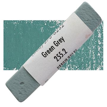 Open in modal - Great American Handmade Pastel - Green Gray 2, 255.2 pastel and swatch