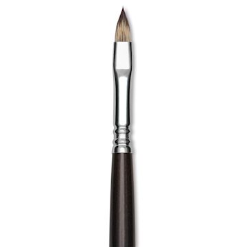 Open in modal - Escoda Vintage Synthetic Brush - Filbert, Long  Handle, Size 6