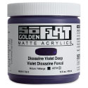 Golden SoFlat Matte Acrylic Paint - Dioxazine Violet Deep, ml, Jar