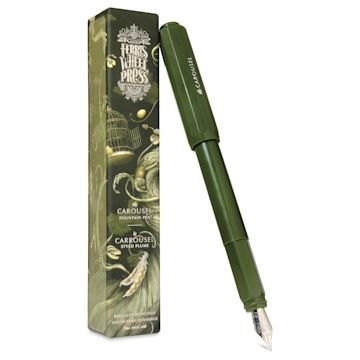 Open in modal - Ferris Wheel Press Carousel Fountain Pen - Brilliant Beanstalk, Fine, pen with box