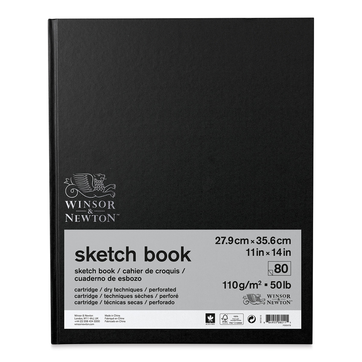 Notebook Sketchbook Drawing Art Book Hardbound with Unlined Pages  8.5''x11''