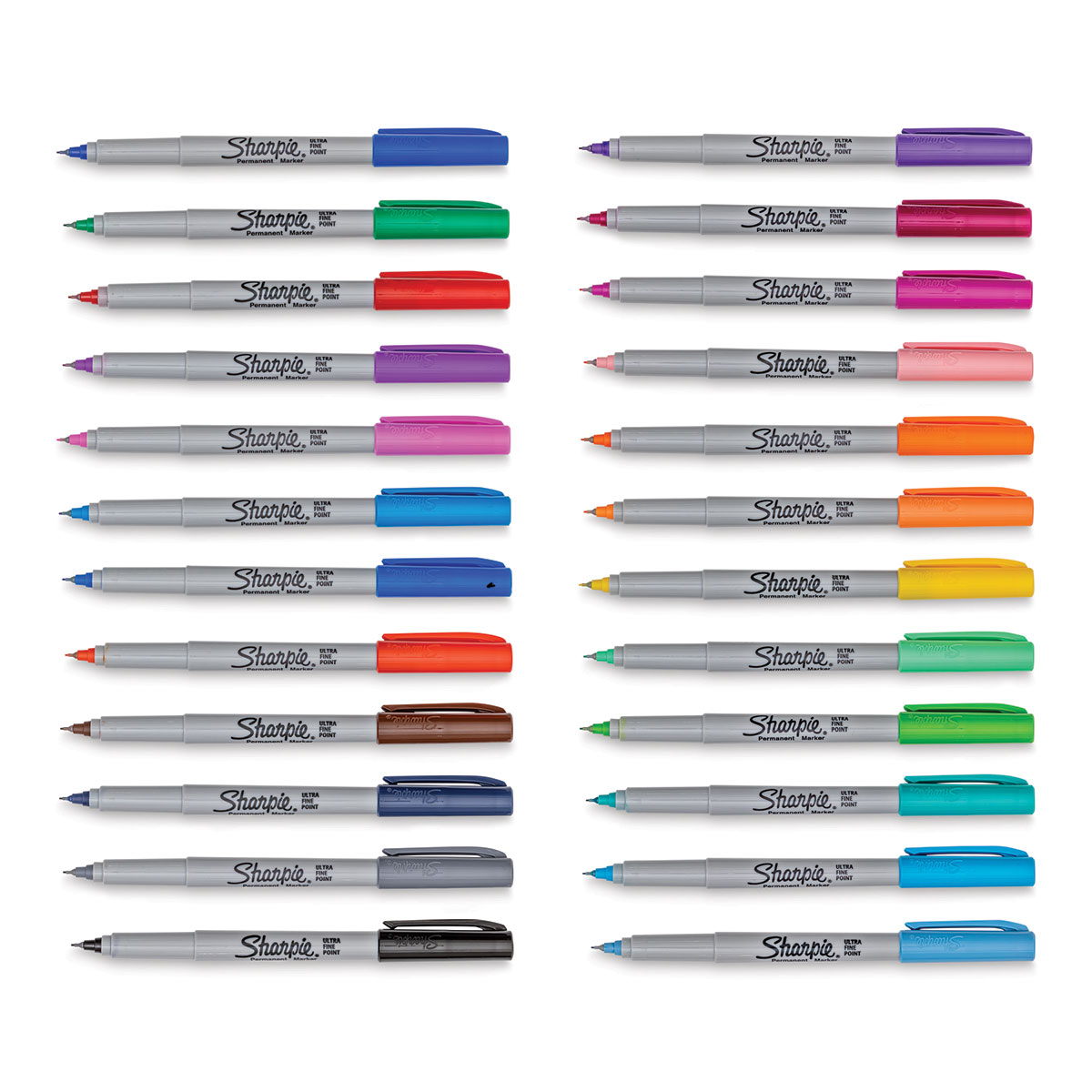 Sharpie Ultra Fine Tip Permanent Marker, Extra-Fine Needle Tip, Assorted  Color Burst & Classic Colors, 24/Pack - BuyDirect