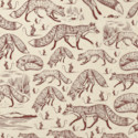 Elan Transfers Underglaze Transfer Sheet - Foxy Loxy, Brown