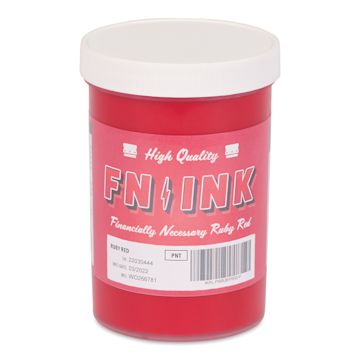 Open in modal - FN Ink Plastisol Screen Printing Ink - Ruby Red, Pint