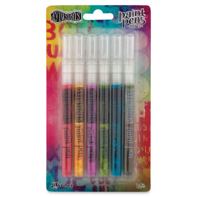 Ranger Dylusions Paints Pens - Set 3 Colors, Pkg of 6