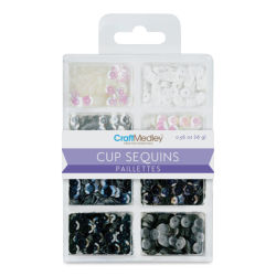 Craft Medley Sequins -  Classic Set, .56 oz (Front of package)