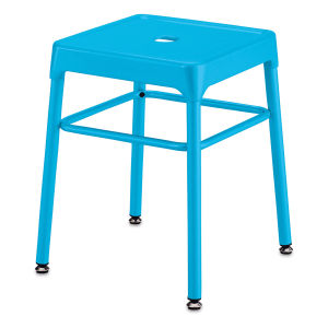 Safco Steel Guest Bistro Stool - Baby Blue