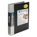 Itoya I-Series Art Profolio - 8 1/2" x 11", Black, Portrait, 60 Pages
