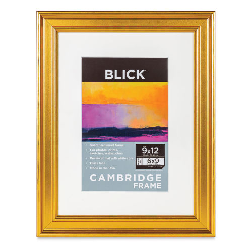 Blick Cambridge Plein Air Frame - Gold, 9 x 12