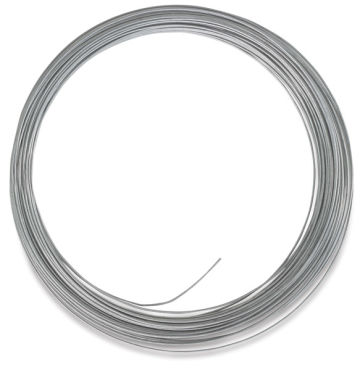 Ook Galvanized Wire - Front view of looped 100 ft of 16 Gauge Galvanized Wire